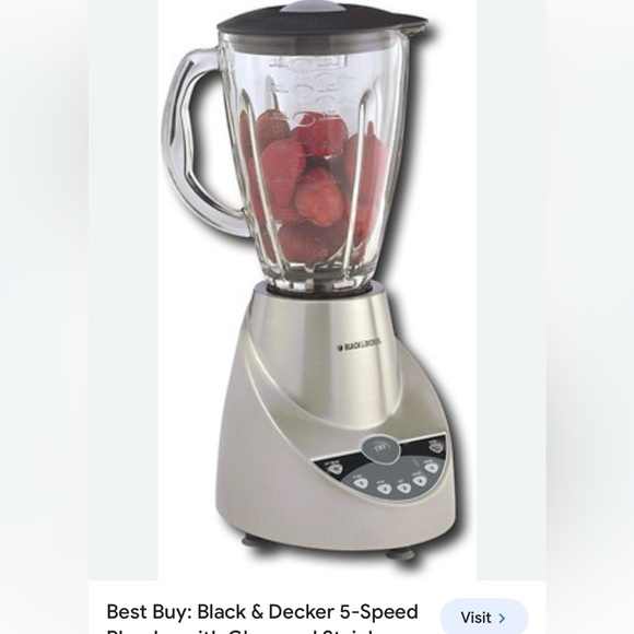 Blender Black & Decker stainless steel blender Bl 1900 - Picture 1 of 7